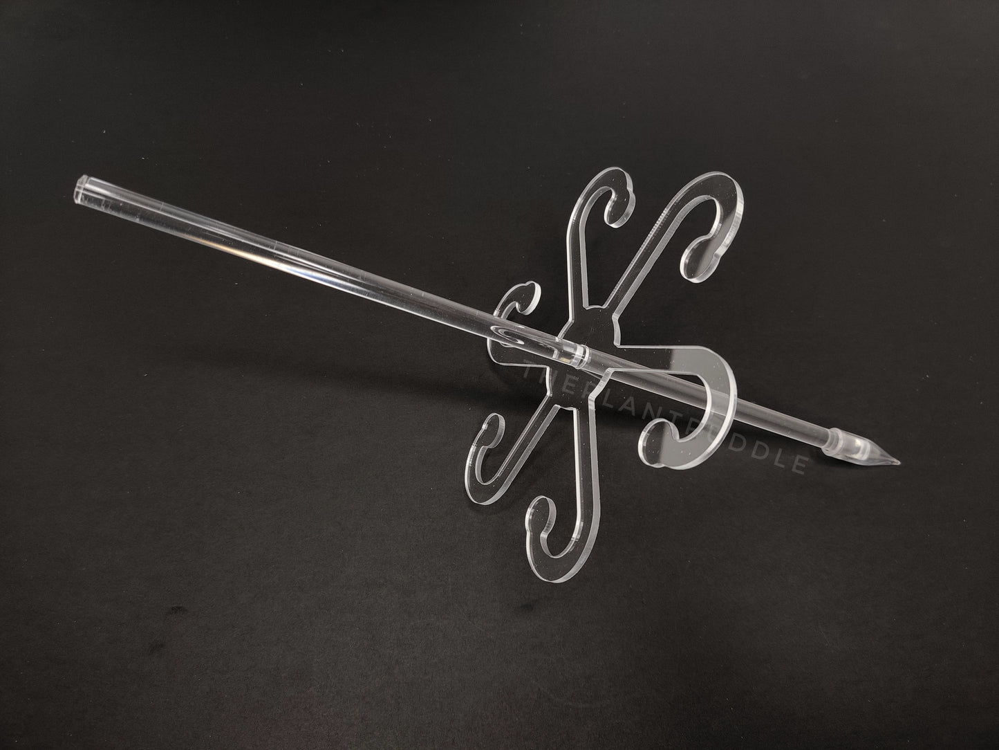arm stem holder with stake for additional support