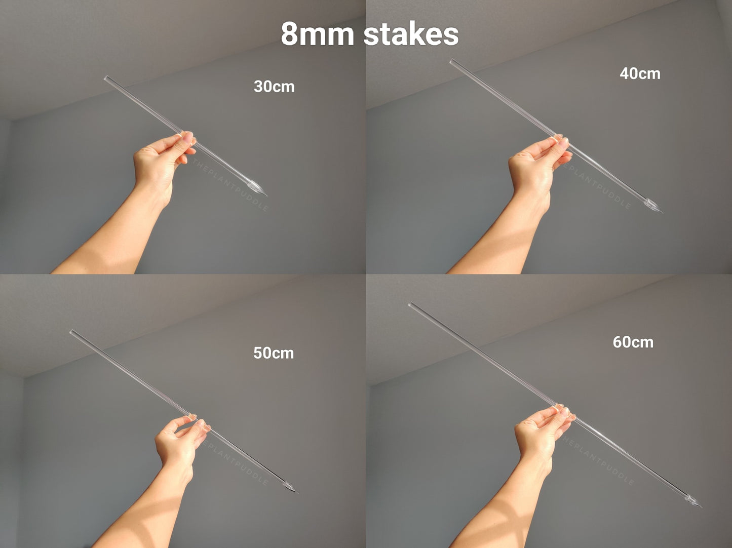 4 lengths of 8mm stakes